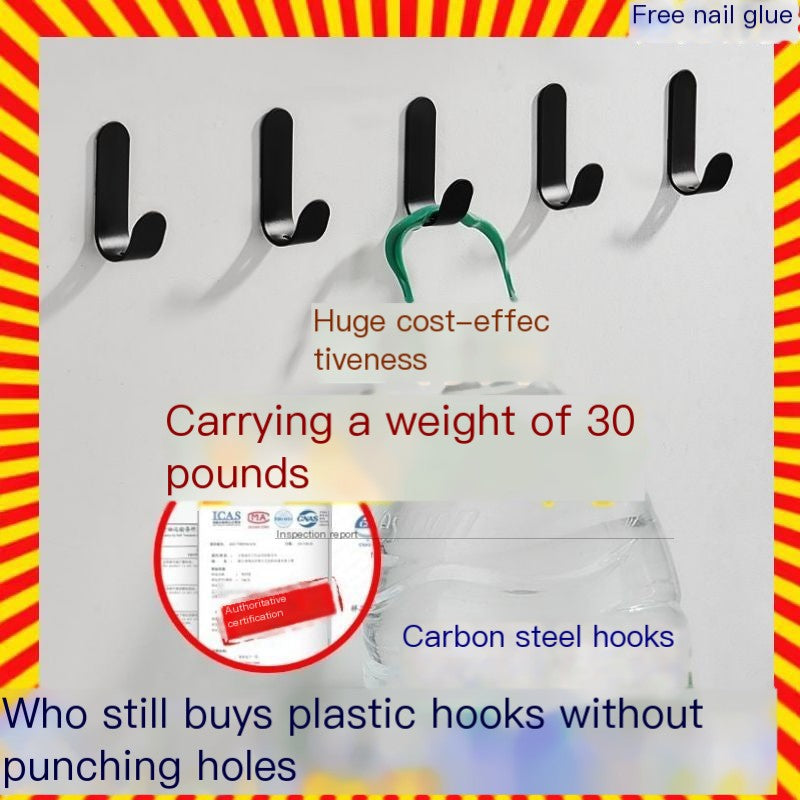 Adhesive Wall Hooks for Towels and Clothes (No Drilling)